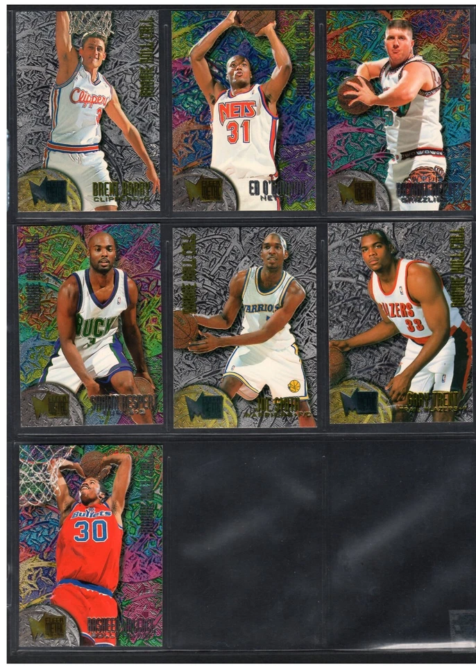 1995-96 Fleer Metal Basketball Complete You Base Set or Silver Spotlight Set - Image 3 of 4