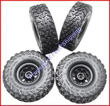 New Vanquish Yokohama Geolander 1.9 4.75" Red Tires w/KM237 RIOT Wheels VPS10105