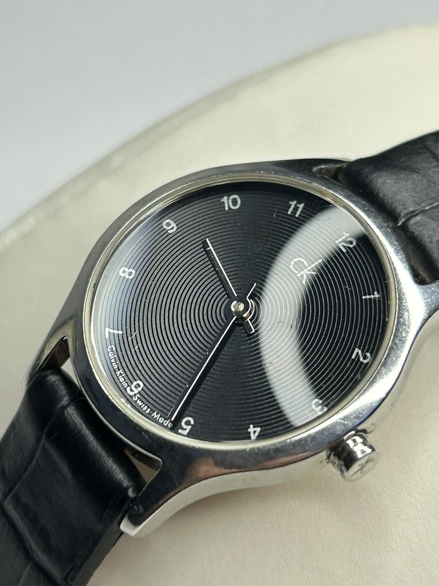 Calvin Klein K26231 Beautiful Numeral Black Dial Ladies CK Watch 