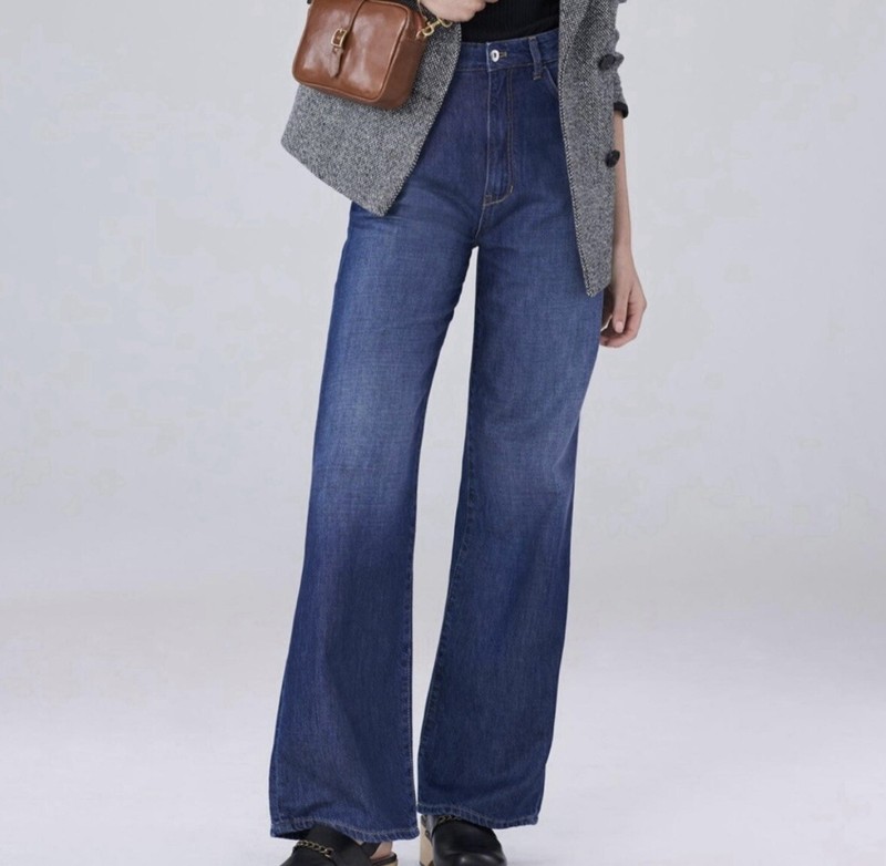 $130 Anthropologie PILCRO AND THE LETTERPRESS The Annie Wide-Leg Jeans 28 EUC!!