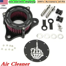 Air Cleaner Intake Filter For Harley Custom XL883C 1999-2009/Sport XL1200S 96-03