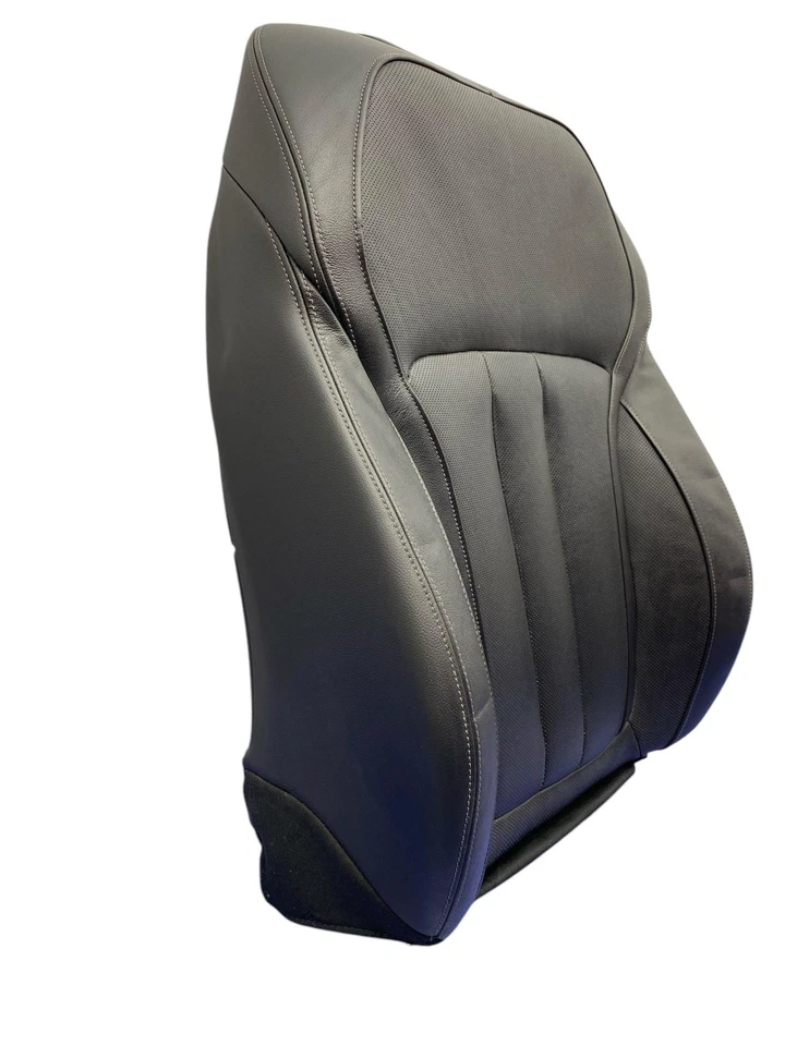 2020 BMW X6 G06 OEM FRONT LEFT DRIVER SIDE SEAT CUSHION | BLACK VERNASCA (MCSW) - Image 4 of 4