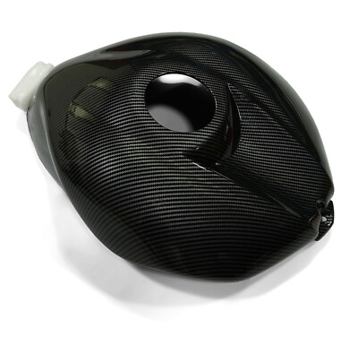 Black Carbon Fiber Fuel Gas Tank Cover Fairing Fit For YAMAHA YZF