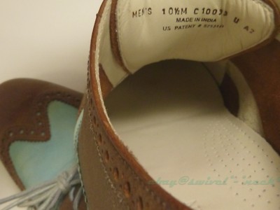 Cole Haan colton Nike Air patina green leather coffee brown size 12-M  C10033 Cole Haan Colton Air 10.5 D patina green leather coffee  main image 2