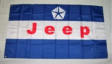 JEEP 3'X5' FLAG BANNER MAN CAVE GARAGE SHOP WRANGLER MOPAR DODGE JEEP CHRYSLER