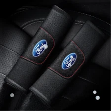 2pcs Car Seat Belt Cover Shoulder Cushion Pad Interior Accessorie For Ford