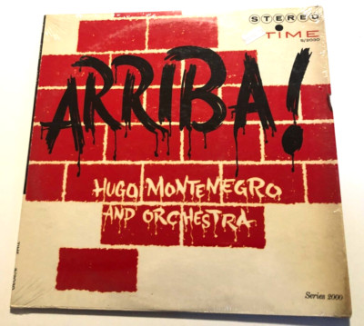 HUGO MONTENEGRO AND HIS ORCHESTRA  ARRIBA  TIME RECORDS S/2030 STEREO VINYL LP