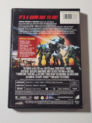 Starship Troopers 3: Marauder (DVD) 43396243767| eBay