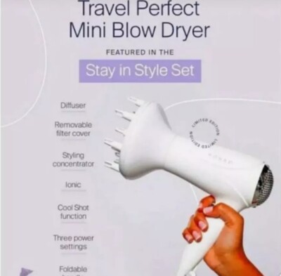 Monat Travel Mini Föhn, neu, mit Box Haartrockner Haarstyling Hot Tool