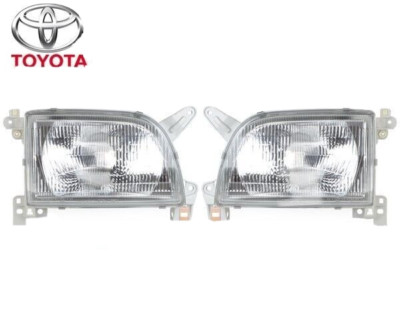New Toyota Hiace Super Custom KZH100 Left & Right Headlight Lamp Set