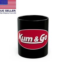 Kum & Go Midwestern Jackass 11oz 15oz Coffee Tea Black Mug
