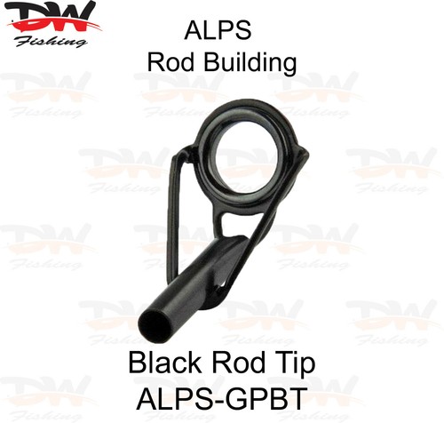ALPS Rod Tip General Purpose Black Stainless Steel Frame Titanium Carbide Ring - Picture 10 of 46