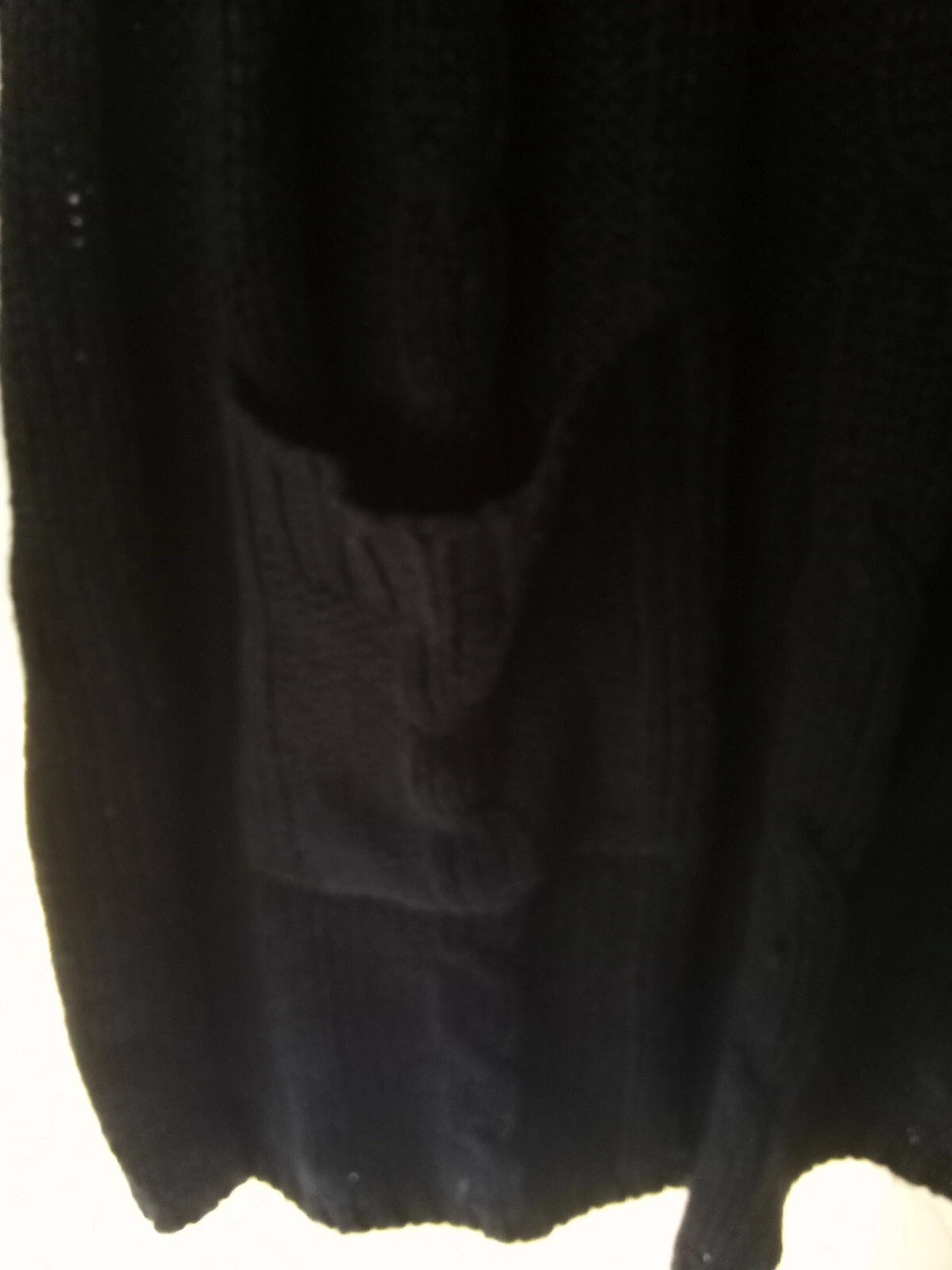 VETEMENTS Abito maglione Ambiance Abbigliamento nero lavorato a maglia donna inverno causale taglia large