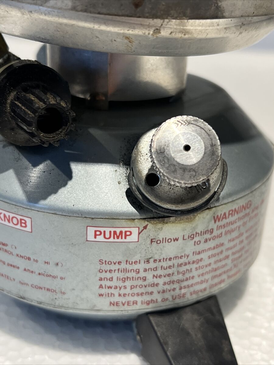Coleman Peak 1 Multi Fuel Camp Stove Model 550B Vintage Coleman Peak 1 Multi Fuel Camp Stove Model 550B Vintage