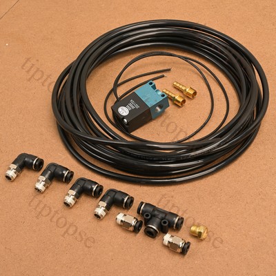 NEW MAC Vacuum Boost Solenoid Line Kit Push Lock Fittings Kit For Turbo Vehicles