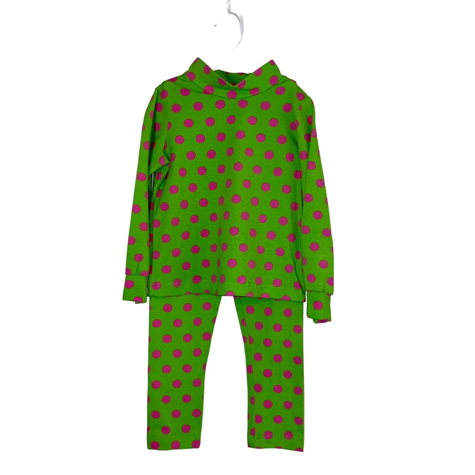 Niñas Melocotones y Crema Estilo 50-3101 Niñas Talla 6 Conjunto Verde Rosa Reversible NUEVO Foto 2 de 4