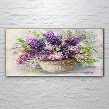 Image printed on Acrylic Glass Wall Art Lavender bouquet still life 120x60