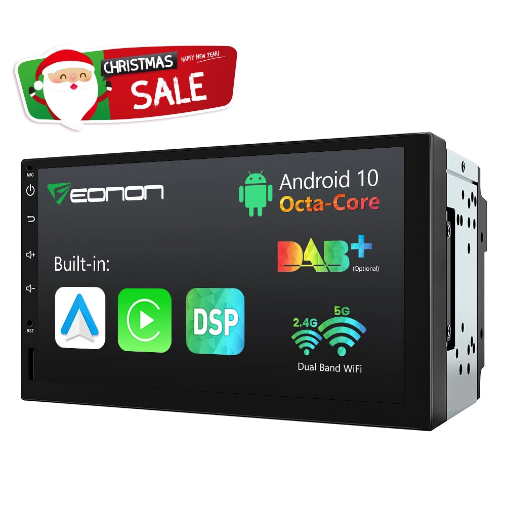 Eonon Wireless CarPlay & Android Auto Car Stereo Receiver, 7 Inch Universal  Double Din Touch Screen Car Radio, Support Quick Charge, Mirror Link