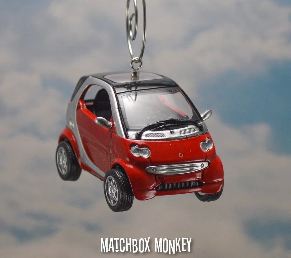 Custom Smart Car ForTwo Ornament 1/43 Mini For Two Electric Volt Roadster Coupe - Image 4 of 4