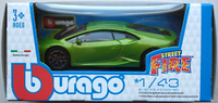 Bburago Lamborghini Huracan LP610-4 GrüNmetallic 1:43 Neu/Ovp Modellauto Auto