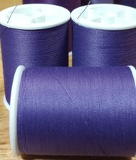Coats  Clark All Purpose Sewing Thread Lot 3 Spools 280 yd Each PURPLE