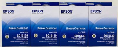 EPSON S015139 GENUINE BLACK TAPE EPSON DLQ-3000/DLQ-3000+/DLQ-3500 (X 4PCS)