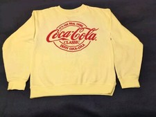 Coca-Cola The Real Thing Classic Ivory & Red Sweatshirt Youth Sz XS