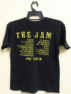 VINTAGE 1982 THE JAM THE GIFT PUNK ROCK TOUR CONCERT PROMO T-SHIRT 