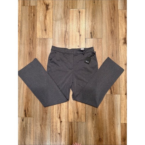 Simply Vera Wang NWT Women's 16 Wide Leg Charcoal Dress Pants