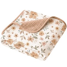 Muslin Baby Blankets for Girls Boys, 100 Cotton Crib Blanket for Infant Todd...