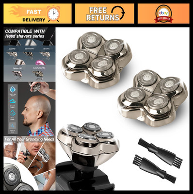 2Pack Replacement Shaver Heads for Pitbull Gold, Silver, Platinum, Butterfly Kis