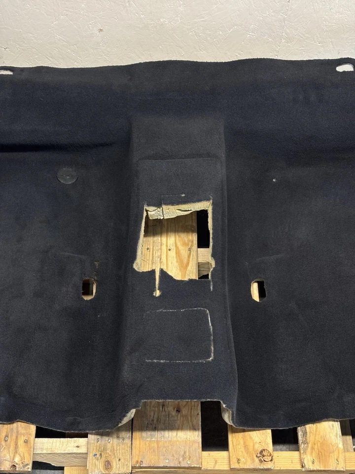 Cubierta de piso interior alfombra negra trasera BMW 2000-06 E46 cupé OEM 51478231334 Foto 3 de 4