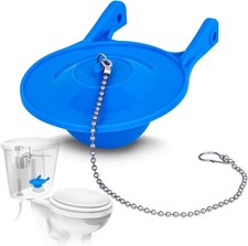 3 Inch Toilet Flapper Replacement, Large Premium Tank Fit Blue