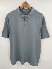 Lululemon Evolution Polo Shirt Mens Large Short Sleeve Casual Performance