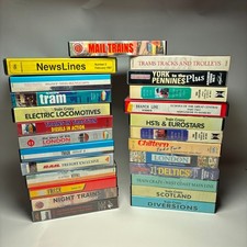 Job Lot 25x Railway Train Tram VHS Tapes Video Track Train Crazy London