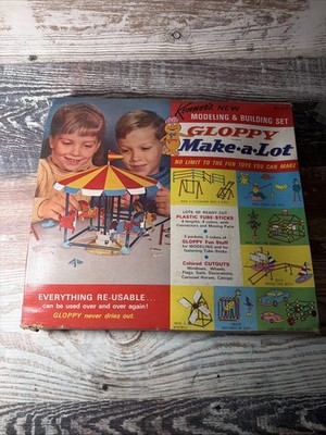 Vintage 1968 Kenner Gloppy Make-A-Lot Modeling Building Set NEW Sealed #218