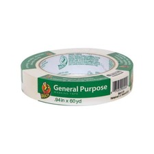 Duck 240350 General Purpose Masking Tape Beige 0.94 in. x 60 Yard - pack of 20