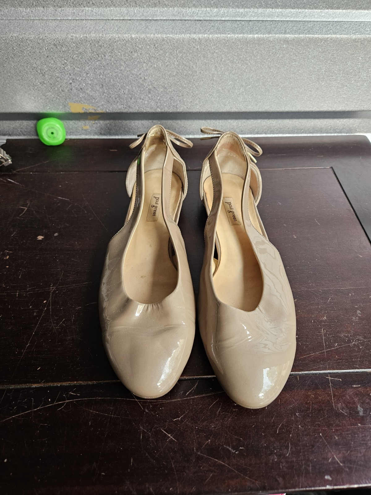 Paul Green Shoes Women’s 7.5 US / UK 5 Beige Flat Espadrille Metallic Leather
