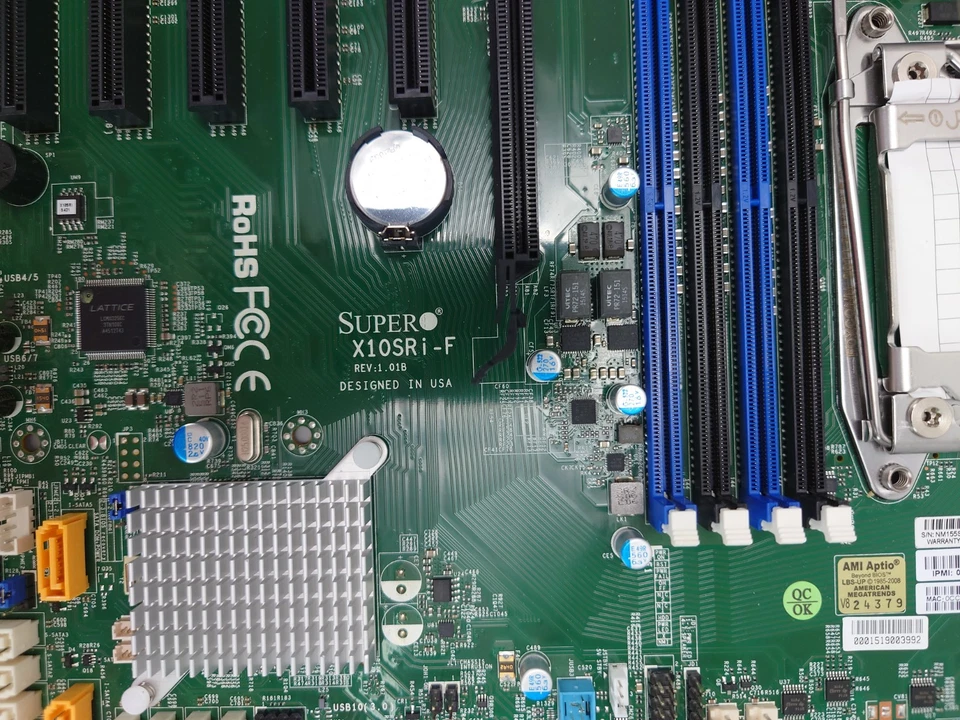 Supermicro X10SRi-F ATX Server Mainboard Motherboard Sockel LGA 2011-3 ungeprüft - Bild 3 von 4