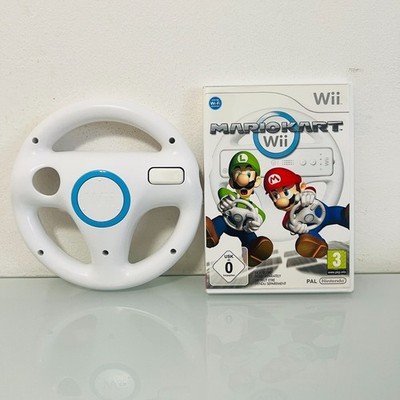 Mario Kart Wii Nintendo Wii Wii U Pal Italian Complete + Working Steering Wheel