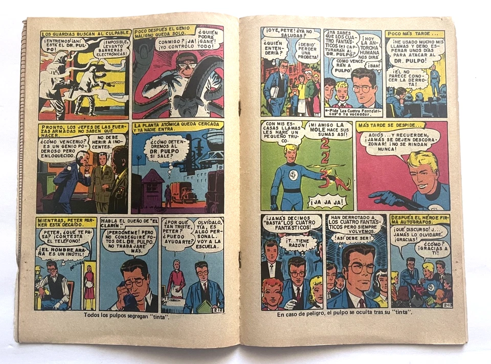 The Amazing Spiderman Mexican Version #2 El Asombroso Hombre Arana Comic - Image 4 of 4