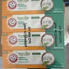 ARM HAMMER Essentials Whiten Strengthen Fluoride Toothpaste - Pack of 4 4.3