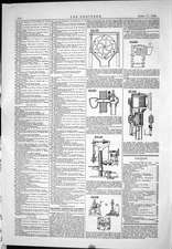 Old Print American Patents 1885 Refield Smeadley Perrine Orvis Machinery 19th