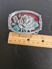 Rose Flower Vintage Belt Buckle