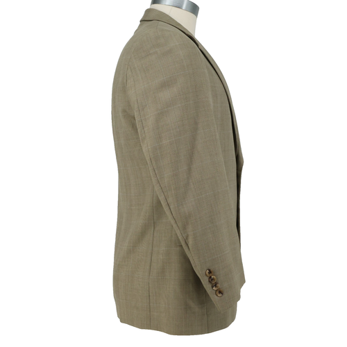Manteau de sport homme Jos A Bank 38S beige laine cachemire doublé GlenPlaid veste blazer - Photo 6/18