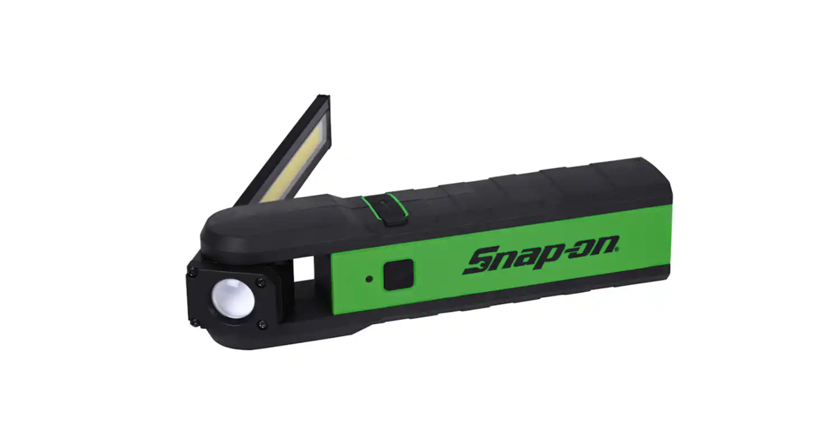 SNAP ON ECARG068 G 600 Lm Rechargeable GREEN Shop work Light