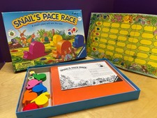 Snail's Pace Race Board Game COMPLETE Ravensburger 2002 Children's Kids