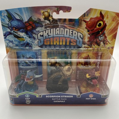 Konvolut 3 Figuren Skylanders Giants Pack Skorpion Stürmer Katapult Battle Hot Dog