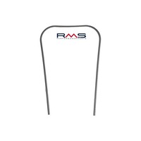 Monoschlitzrohr Beinschild RMS Kunststoff Silber FüR Vespa P 125 X/E PX MY 200