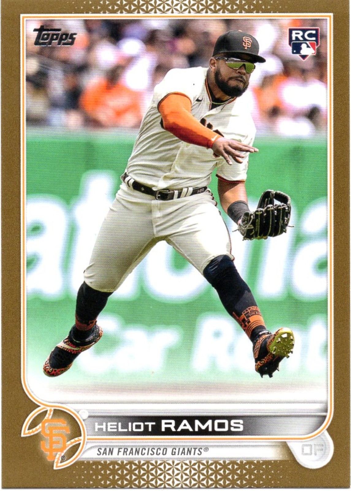 2022 Topps Update Baseball Heliot Ramos Gold /2022 #US154 RC Giants
